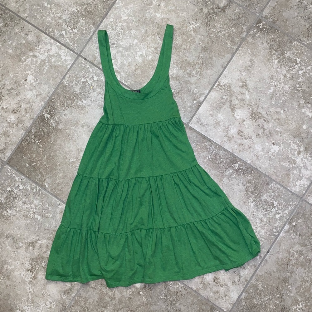 Victoria’s Secret PINK green dress. EUC Small.